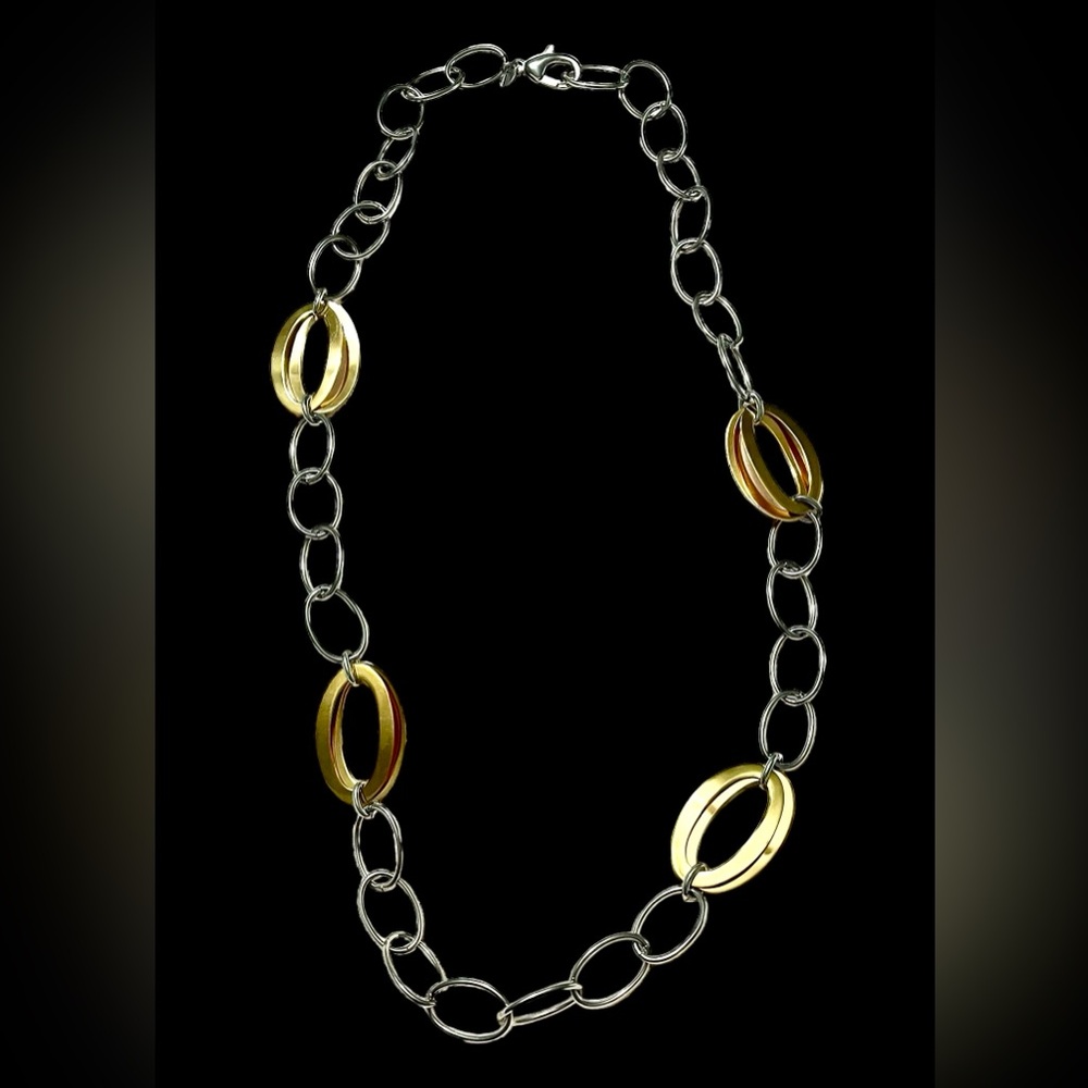 Milor Stainless Two Tone Necklace